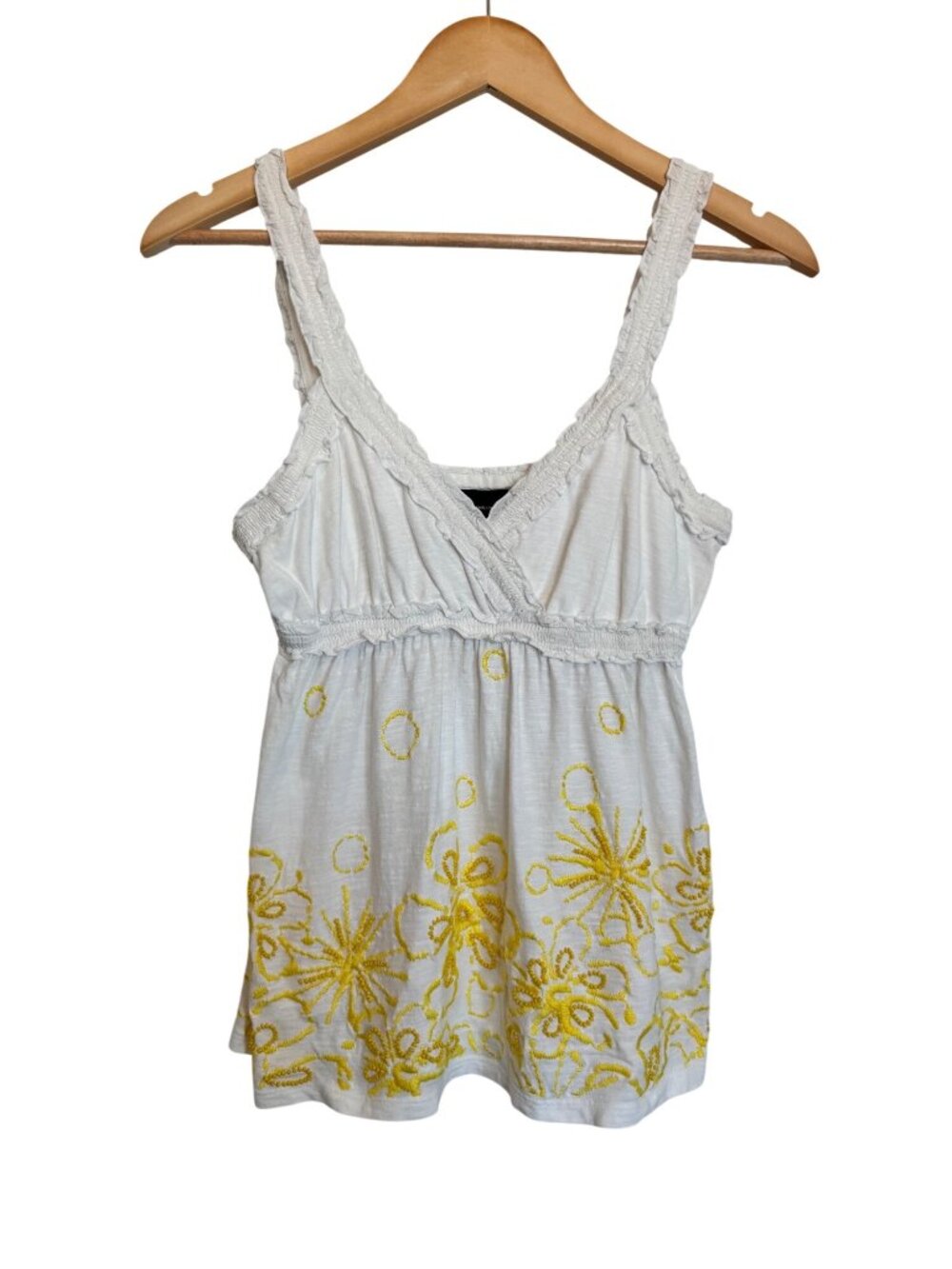 INC International Concepts Y2K Embroidered Tank Top Medium 100% Cotton